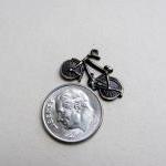 Hand Aged Bicycle Pendant