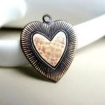 1 Solid Brass Heart Shaped ..