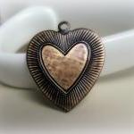 1 Solid Brass Heart Shaped ..