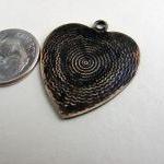 1 Solid Brass Heart Shaped ..