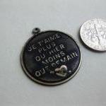 1 Solid Brass French Pendan..