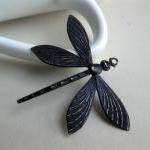 Black Patina Dragonfly Pend..