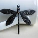 Black Patina Dragonfly Pend..