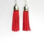 Red Tassel Earr..