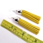 Mustard Tassel Earrings, Fr..