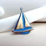 Nautical Sailboat Pendant, ..