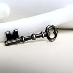 Black Hand Patina Brass Key..